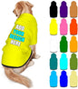 Custom Dog Clothes with Photo Name Logo Personalized Dog Sweaters for Small Medium Large Dogs Breathable Warm, Yellow, XXL