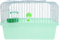 BESPORTBLE Portable Bird Travel Carrier Cage with Perch Food Box Waterer Transparent Bird Parrot Carrier Hamster cage