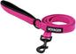 Best Pet Supplies Voyager Reflective Dog Leash or Collar with Neoprene Handle, for Small, Medium, and Large Breed Puppies, Cute and Heavy Duty for Walking, Running and Training - Fuchsia (Leash), M