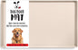 DogBuddy Dog Food Mat – Waterproof Dog Bowl Mat for Food and Water, Silicone Pet Feeding Mats for Floors, Non-Slip Placemat with High Edges for Dogs Bowls, Puppy Essentials (XL: 28" x 18", Vanilla)