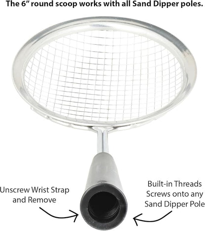 Sand Dipper Scoop - Stainless Steel Hygienic Cat Litter Scoop (Big Dipper)