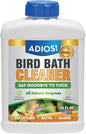 Bird Bath Cleaner for Outdoor Fountains and Bowls, Safely Cleans Metal, Glass and Stone (16oz)