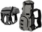 K9 Sport Sack Walk-On - X-Small, Shark Skin Gray - Ideal for Dogs with 9-12” Back Length - Lightweight, Packable, Backpack-Style Carrier - Includes Compatible Harness & Storage Bag