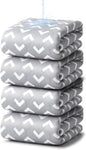 Non-Slip Bed Pads for Incontinence Washable (34" x 36"|4 Pack), Waterproof Bed Pads, Bed Wetting Pads for Bed, Sofa, Floor, Resuable Underpads for Adults, Seniors, Pet
