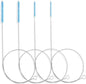 40 Inches Brush Cleaner for Cleaning Straw, Kegerator, Feeding Tube, Siphon Hose, Sunroof Drain, Refrigerator Drain, 4PCS (Blue)