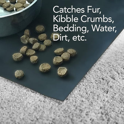 RESILIA Under Pet Cage Mat for Bird Cages, Reptile Aquariums, Dog Kennels, Water-Resistant Pad for Carpeted Floors and Surfaces, 30 Inches x 48 Inches, Clear