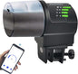 DXOPHIEX WiFi Fish Feeder Automatic Fish Feeder Automatic Dispenser Vacation for Aquarium and Turtle Tank with Feeding Ring