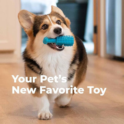 Oxyfresh Dog Dental Chew Toy - Best Dog Teeth Cleaning Toy – A Simple Bite and Brush Toy That Helps Remove Plaque, Cleans Teeth & Freshens Breath Without Brushing - Large (Pack of 2)