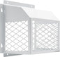 Universal Dryer Exhaust Guard Vent Cover Outside, 7"x7"x5" Heavy Futy Ventilation Bird Cage to Prevents Birds and Rodents from Entering Exhaust for Most 3" to 4" Bathroom Exhaust Ventilation Fan