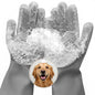 Cat & Dog Washing Gloves for Bathing – 2-in-1 Design Dog Scrubbing Gloves for Grooming, Massaging, and Paw Cleaning