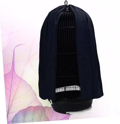 Creative Round Bird Cage Cover Lightweight Breathable Mesh Net for Parrots Easy to Install Air Circulation Fit for Various Cages