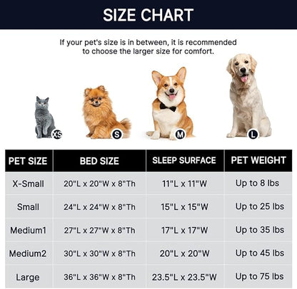 WESTERN HOME WH Calming Dog & Cat Bed, Anti-Anxiety Donut Cuddler Warming Cozy Soft Round Bed, Fluffy Faux Fur Plush Cushion Bed for Small Medium Dogs and Cats