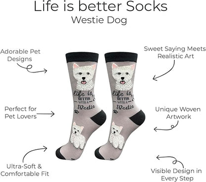 E&S Pets Pet Lover Socks - Dog & Cat Socks - Unisex Novelty Gifts