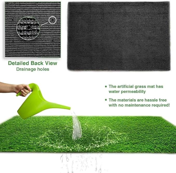 ALTRUISTIC Artificial Grass 13FTX36FT(468 Square Feet), Realistic Fake Grass Deluxe Turf Synthetic Thick Lawn Pet Turf, 1 3/8” Height, Outdoor Decor, Customized