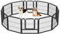 Yaheetech Dog Playpen Outdoor, 24 inch 24 Panels Dog Pen Indoor Heavy Duty Puppy Exercise Pen Metal Pet Fence for RV Camping/Yard/Garden