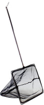 AQUANEAT Aquarium Net with Extendable Long Handle, Adjustable Wastes Skimming Cleaning Tools for Fish Tanks, 8 inch