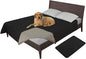 Easy-Going 100% Waterproof Dog Bed Cover, Non-Slip Pet Blanket for Furniture, Washable Couch Cover, Repleasement Sofa Cover (86X82 in,Black)