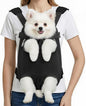 Pawaboo Adjustable Dog Carrier Backpack, Pet Front Cat Carrier Bag for Traveling Hiking, Pet Carriers Backpack for Small Dogs Puppies Cats, XL, Black