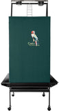 Colorday Good Night Bird Cage Cover for Large Bird Cage with Play Top (Patented), Green 68"