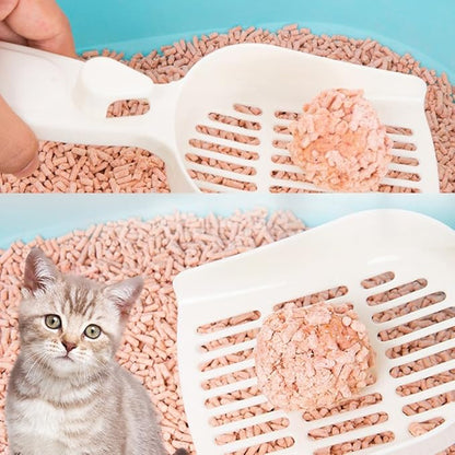 2 Pack Cat Litter Scoop Non-Stick Cat Sifting Litter Scoop Shovel with Hook Kitty Kitten Pooper Lifter Sifter Scooper for Cat Litter Box Clumping Litter Crystal Cat Litter Pellets