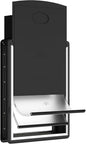 MAVRICFLEX Extra Large Dog Door for Door - All-Stainless Steel Frame, Weather-Resistant Double Soft Flaps, 2 Sliding ABS Panels for Door Use, Fits Giant Dogs Up to 220 LBS, Easy Install, Black