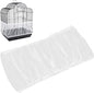 Universal Bird Cage Seed Catcher,Seed Catcher Guard Net Cover,Parrot Nylon Mesh Net Cover,Soft Airy Cage Net Stretchy Skirt for Round Square Cage