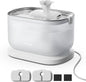 PETLIBRO Cat Water Fountain, Cat Fountain Indoor Stainless Steel Tray, 2.5L/84oz Wireless Pump Pet Water Fountain, Cat Water Dispenser with Two Flow Modes, Pet Fountain for Drinking Easy Clean