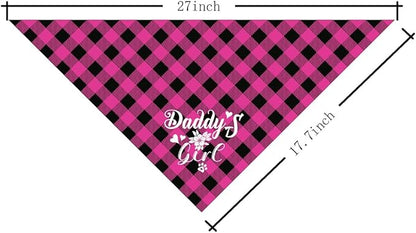Dog Bandana, My Dad is My Hero, Dogs Scarf Classical Printing, Dogs Scarf Accessories, Doggy Kerchief Pet Kerchief, Christmas Birthday Thanksgiving Doggy Gift D01