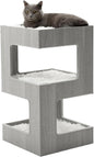 ACH Modern Cat Furniture Cat Tree Spacious Perch Multi-Level Cat Tower for Indoor Cats 27.5 Inch Luxury Cat Tree Stand House for Kittens with Removable Soft Blanket and Condo