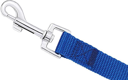 AMAGOOD Dog/Puppy Obedience Recall Training Agility Lead-15 ft 20 ft 30 ft 50 ft Long Leash-for Dog Training,Tie Out,Play,Safety,Camping (50Feet x 1Inch, Blue)