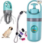 Pooper Scooper for Dog – Portable Dog Poop Holder with Waste Bag Pouch, Doggy Yard Trash Picker Upper, Small & Large Dogs Poop Scoop with Claw Pickup Tool, Travel Pet Accessories for Walking