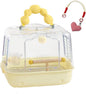 Bird Carrier Bag, Clear Travel Bird Tote, Portable Outing Adventure Carrier, Soft Padded Construction Feature, Easy Carry Handle Design, Excellent Birds Transport Tool, Budgies Cockatiels Use