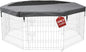 PETIME Top Cover Sun/Rain Proof Provide Shade and Security for Indoor Outdoor Dog Playpen Fits All 24" Wide 8 Panels Pet Exercise Pen (Playpen Not Included)