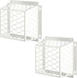 Dryer Vent Bird Guard,Dryer Vent Cover Guard for Most 3" to 4" Bathroom Exhaust Fan Cover Ventilation,7"Lx7"Wx5"H Steel Ventilation Bird Cage for Bath Exhaust Fan Cover,White,2PCS