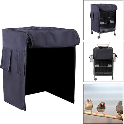 Bird Cage Cover, Bird Parrot Cage Cover, Bird Good Night Dustproof Blackout Cover, Windproof, Block Sunlight
