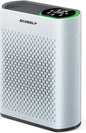 Air Purifier for Large Room, Cleans 2,400 ft² in 30 Mins, 3-Stage True HEPA, 360° Airflow, Large Touch Display Control, Real-Time Air Quality (PM2.5) Display, Ultra-Quiet 20dB Sleep Mode