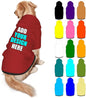Custom Dog Clothes with Photo Name Logo Personalized Dog Sweaters for Small Medium Large Dogs Breathable Warm, Brown, L