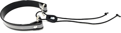 Sparky Pet Co - Surefit ECollar Replacement Strap - Bungee Dog Collar - Waterproof - Adjustable - Secure Nexus Wheel Lock - for Electronic Training & Invisible Fence Systems - 1" (Reflective Black)