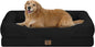 Washable Orthopedic Large Dog Bed - XL Memory Foam Pet Couch Sofa with Removable Cover Waterproof Bolster for Large Size Dogs
