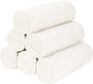Fleece Throw Blankets Bulk Fleece Blankets Solid Wholesale Lightweight Warm Soft for Pet Bed Sofa Couch Office Wedding Gifts Travel Seasons White 50x60 Inches Pack of 6