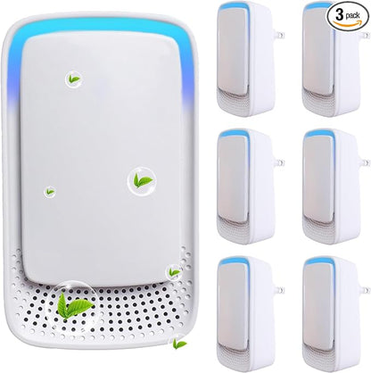 2026 New3 Pack Plug In Air Ionizers-Negative Ion Air Purifier for Home Silent Work Air Cleaner for Bathroom,Living Room,Office,Kitchen,Pet Room,Portable Ionic Air Purifier for Bedroom(3)
