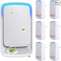 2026 New3 Pack Plug In Air Ionizers-Negative Ion Air Purifier for Home Silent Work Air Cleaner for Bathroom,Living Room,Office,Kitchen,Pet Room,Portable Ionic Air Purifier for Bedroom(3)