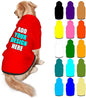 Custom Dog Clothes with Photo Name Logo Personalized Dog Sweaters for Small Medium Large Dogs Breathable Warm, Red, M