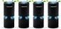 Lab Charge Small Ionic Air Purifier for Home & Bedroom – Silent HEPA Filter – Covers 250 Sq Ft - Free Cleaner for Pets, Hair, Smoke, Dust, Odors & Dander – Compact & Black Design - Pack of 4