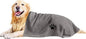 Microfiber Dog Towels for Drying Dogs, Super Absorbent and Soft Pet Grooming Towel, 40 Inch X 23.6 Inch, Perfect Dog Shower & Bath Supplies for Large, Medium or Small Dogs, Grey