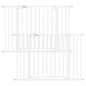 Babelio Baby Gate, 29-48 Inch Auto Close Pet Gate PressGuard P7, Easy Install Pressure-Mounted Safety Gate, Extra Wide Pet Gate for Stairs and Doorways, 2 Pack White