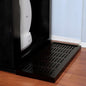 Refined Self Cleaning Litter Box Cabinet-Litter Catch Espresso