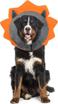 IEUUMLER Inflatable Recovery Dog Collar, Protective Donut Cone, Adjustable Soft Collar for Dog and Cat After Surgery Prevent from Biting & Scratching EU002 - Grey Demon M+