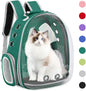 Pet Backpack Carrier,Bubble Backpack Cat Carrier,Pets and Small Dogs,Space Capsule Pet Carrier for Traveling, Walking, Hiking and Outdoor Activities (Dark Green)