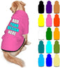 Customized Dog Hoodie with Name Logo Personalized Text Soft & Warm for Puppy Sweatshirt Hooded for Small Medium Large Dogs Girl/Boy Cats/Kitten, HotPink, XL
